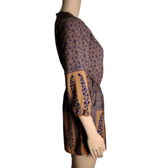 ILLA ILLA Open Back Mix Floral Romper Women's Size S - Picture 5 of 10